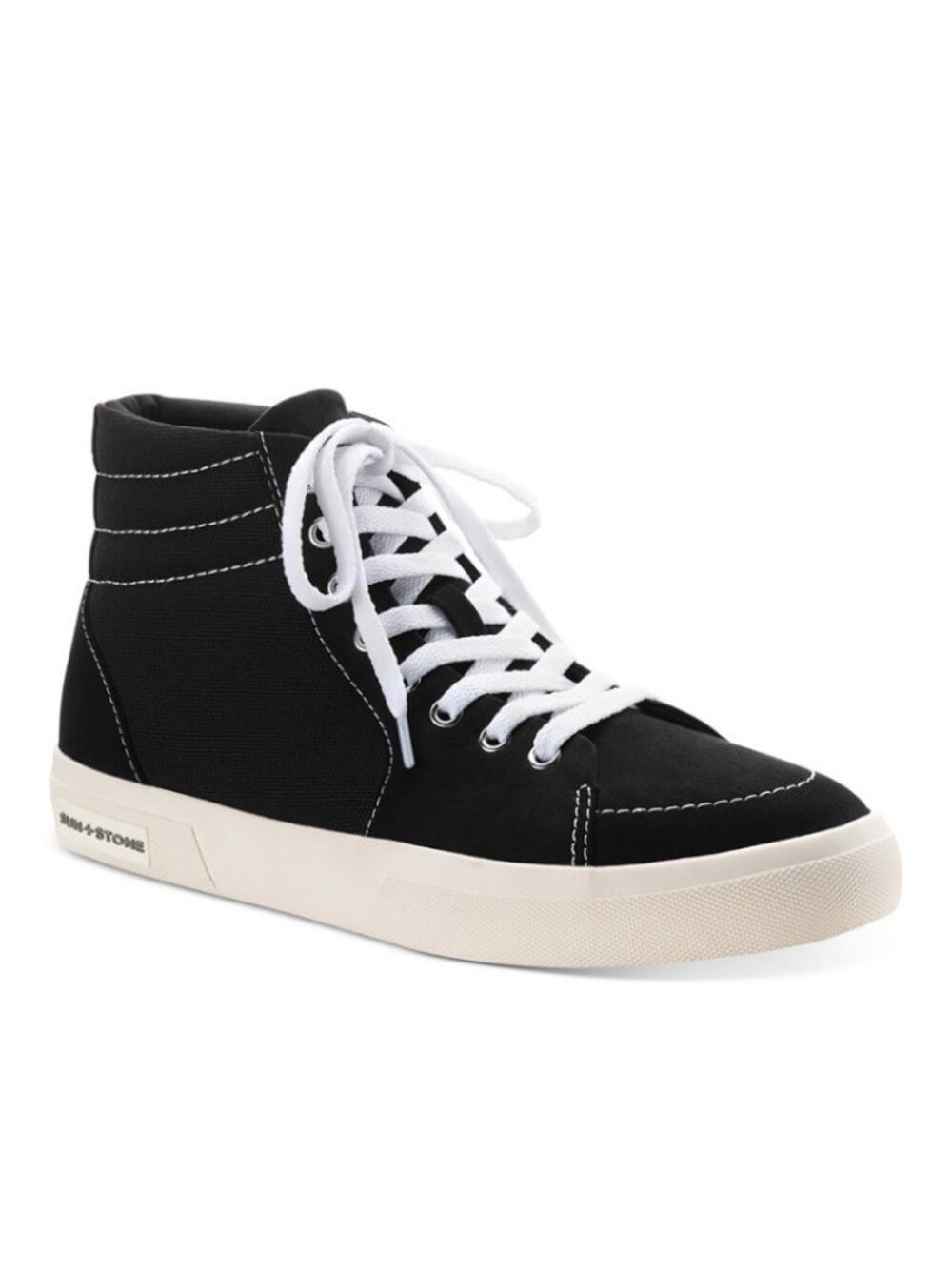Sun + Stone Mens Cushioned Jett Round Toe Sneakers Shoes Black Size 11.5M NIB
